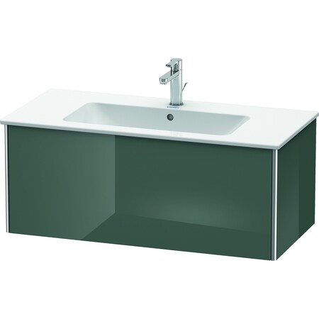 Xsquare Wall-Mounted Vanity Unit Dolomiti Gray High Gloss